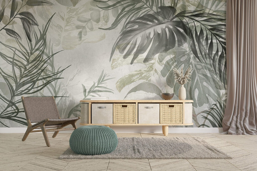 Frunze tropicale pictate — interior 4