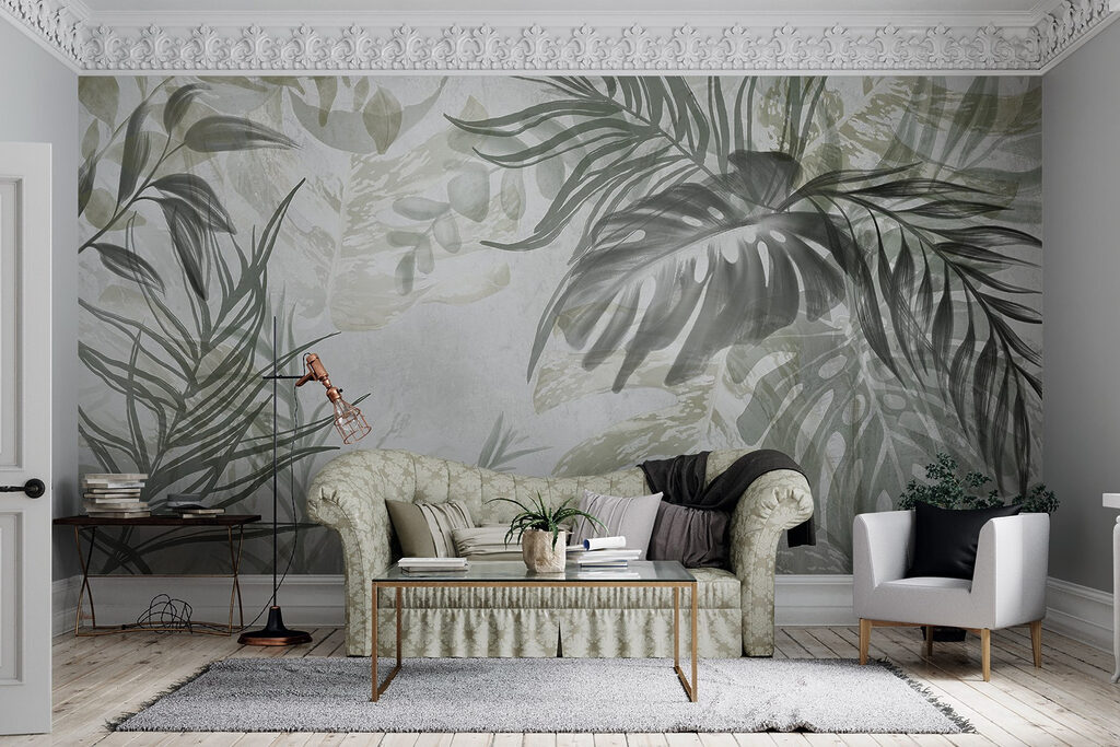 Frunze tropicale pictate — interior 5