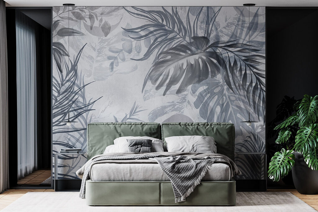 Frunze tropicale pictate — interior 1