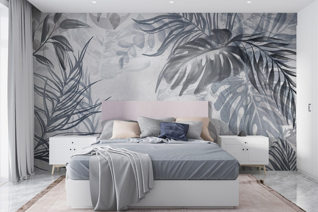 Frunze tropicale pictate — interior 2