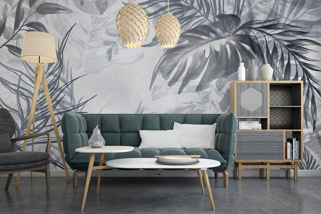 Frunze tropicale pictate — interior 5