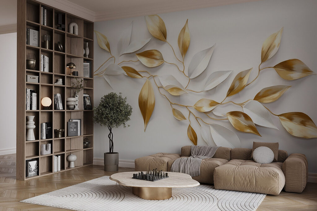 Frunze aurii oblice — interior 4