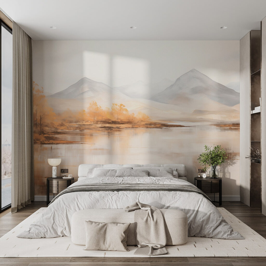 Lac de munte toamna — interior 3