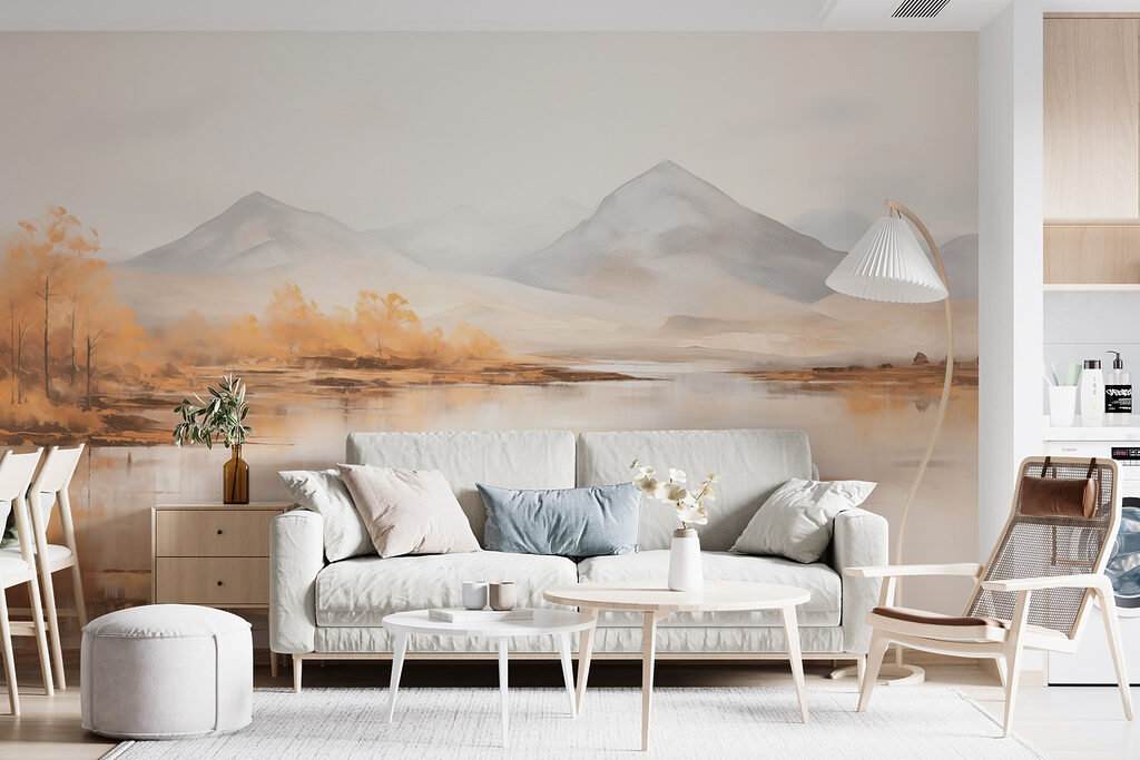Lac de munte toamna — interior 6