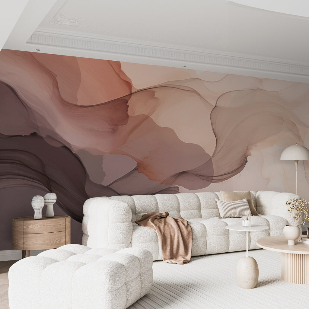 Văluri piersică pe alb — interior 5