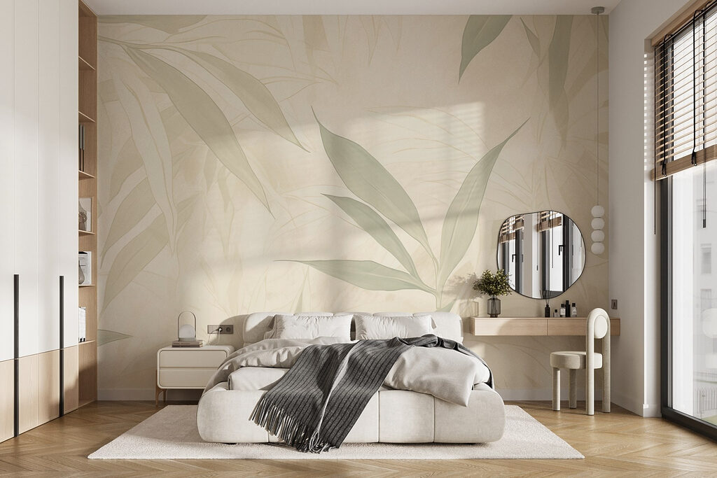 Frunze pale, verde crem — interior 1