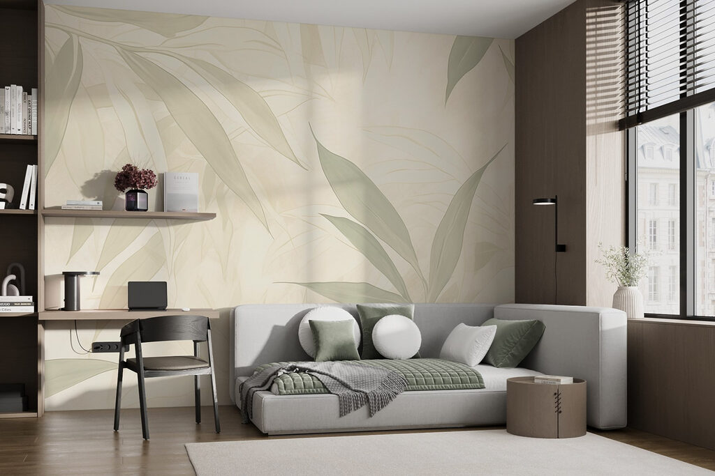 Frunze pale, verde crem — interior 2