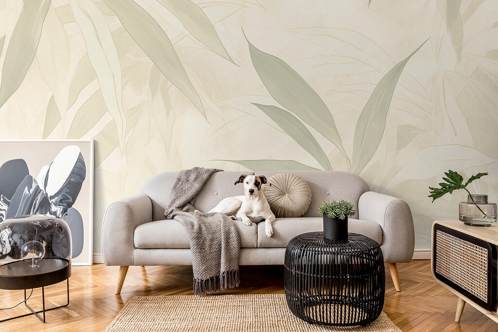 Frunze pale, verde crem — interior 6