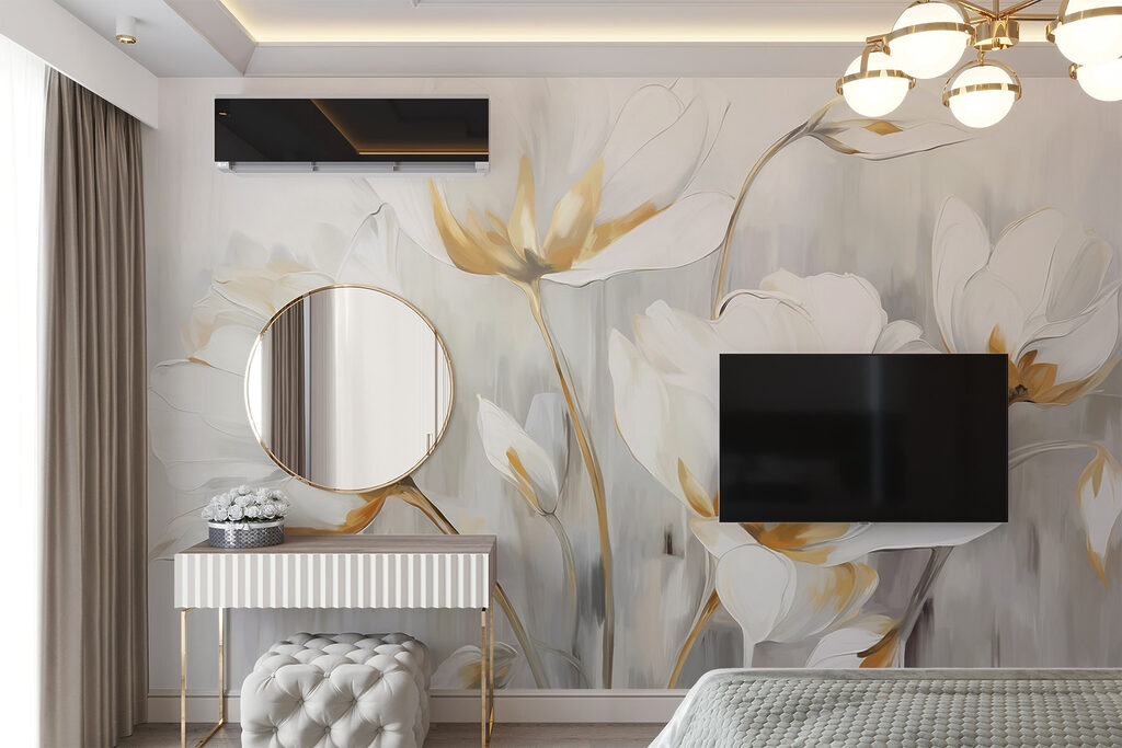 Lalele albe, dungi aurii — interior 2