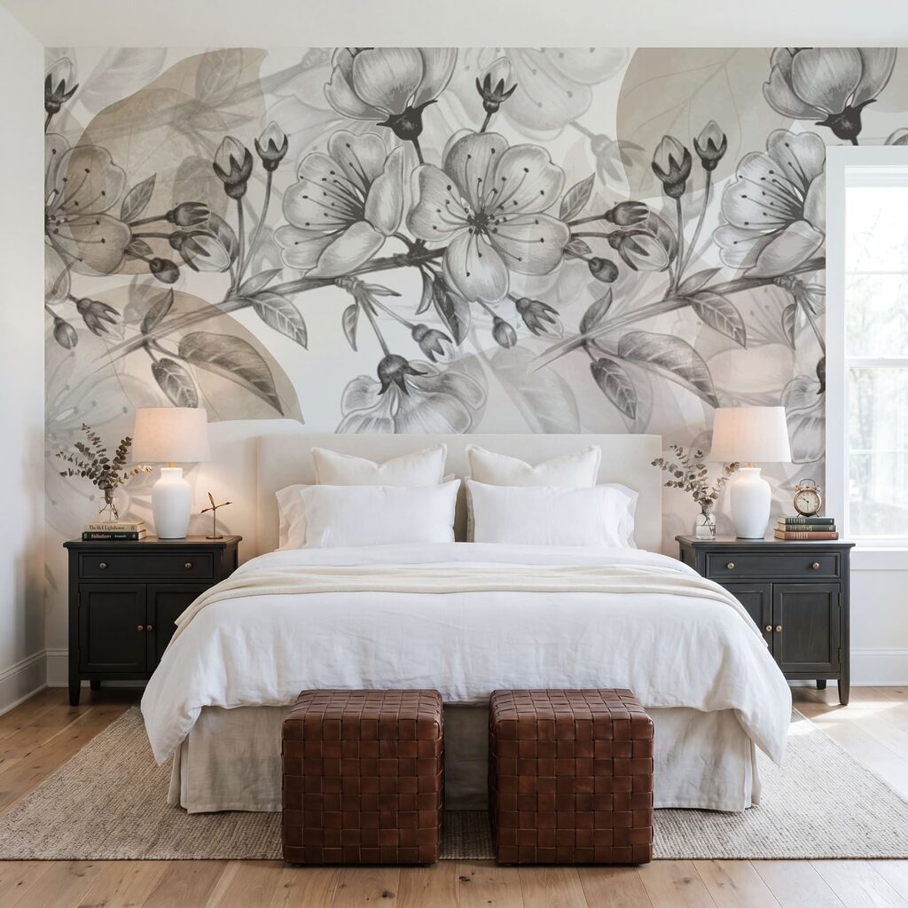 Margine cu flori fine — interior 1