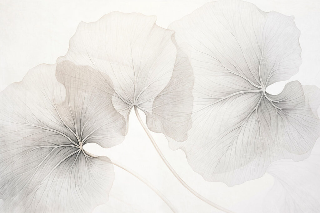 Frunze de ginkgo — design complet