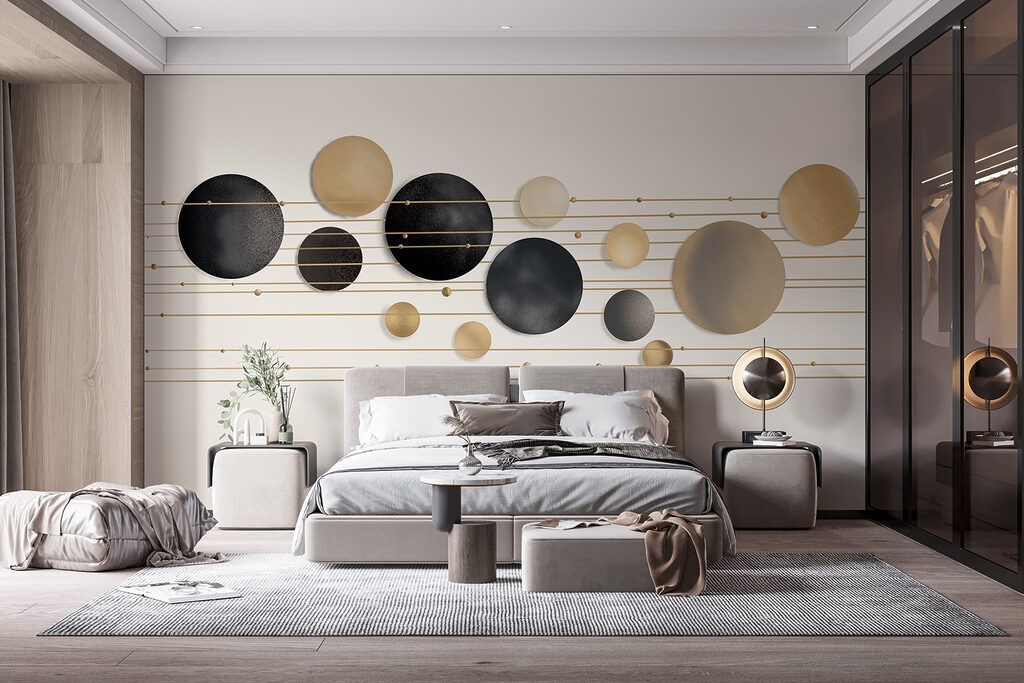 Cercuri aurii pe linii — interior 1