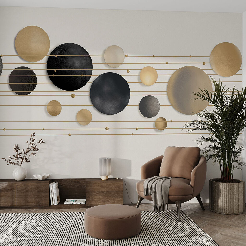 Cercuri aurii pe linii — interior 5
