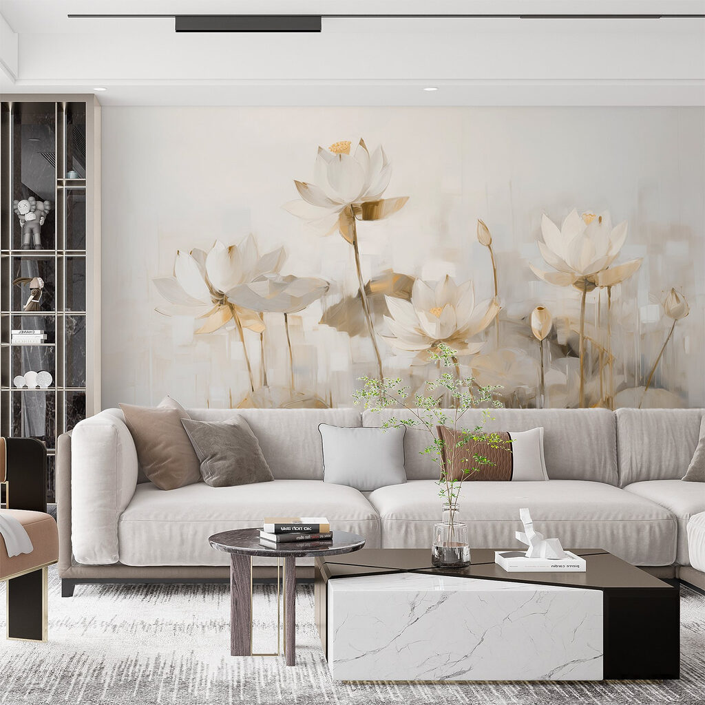 Lotuși pe apă — interior 1