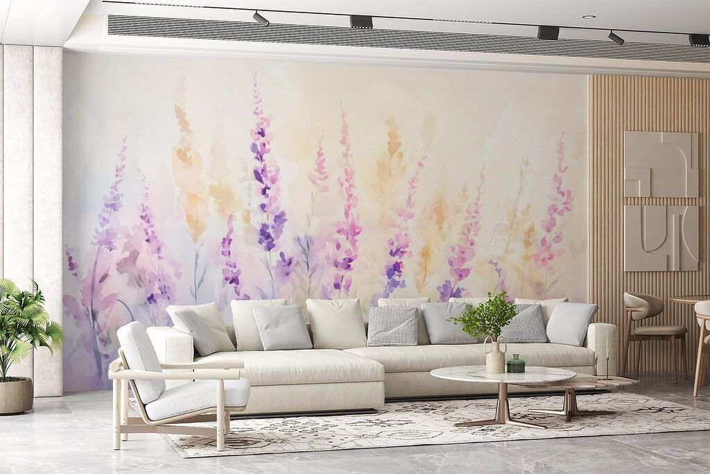 Flori subțiri în acuarelă — interior 3