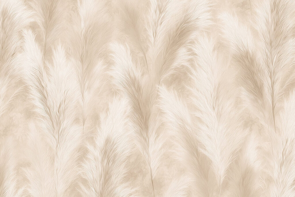 Panicule crem de iarbă — design complet