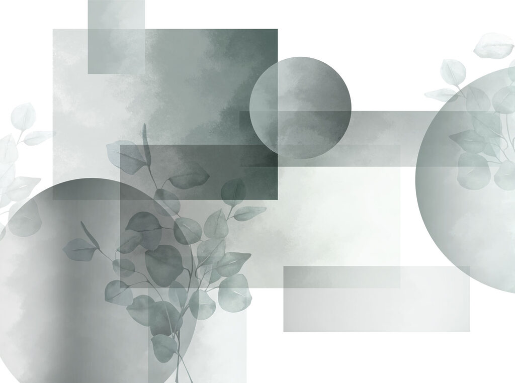 Forme verzi cu frunze — design complet
