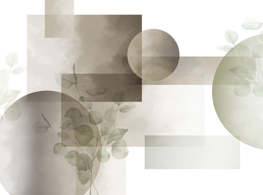 Forme verzi cu frunze — design complet
