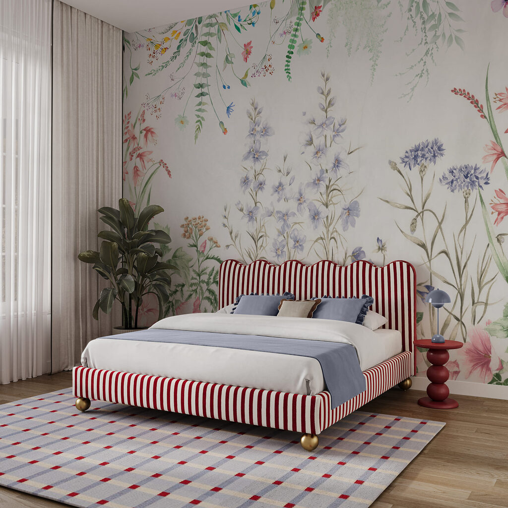 Flori sălbatice pe alb — interior 2