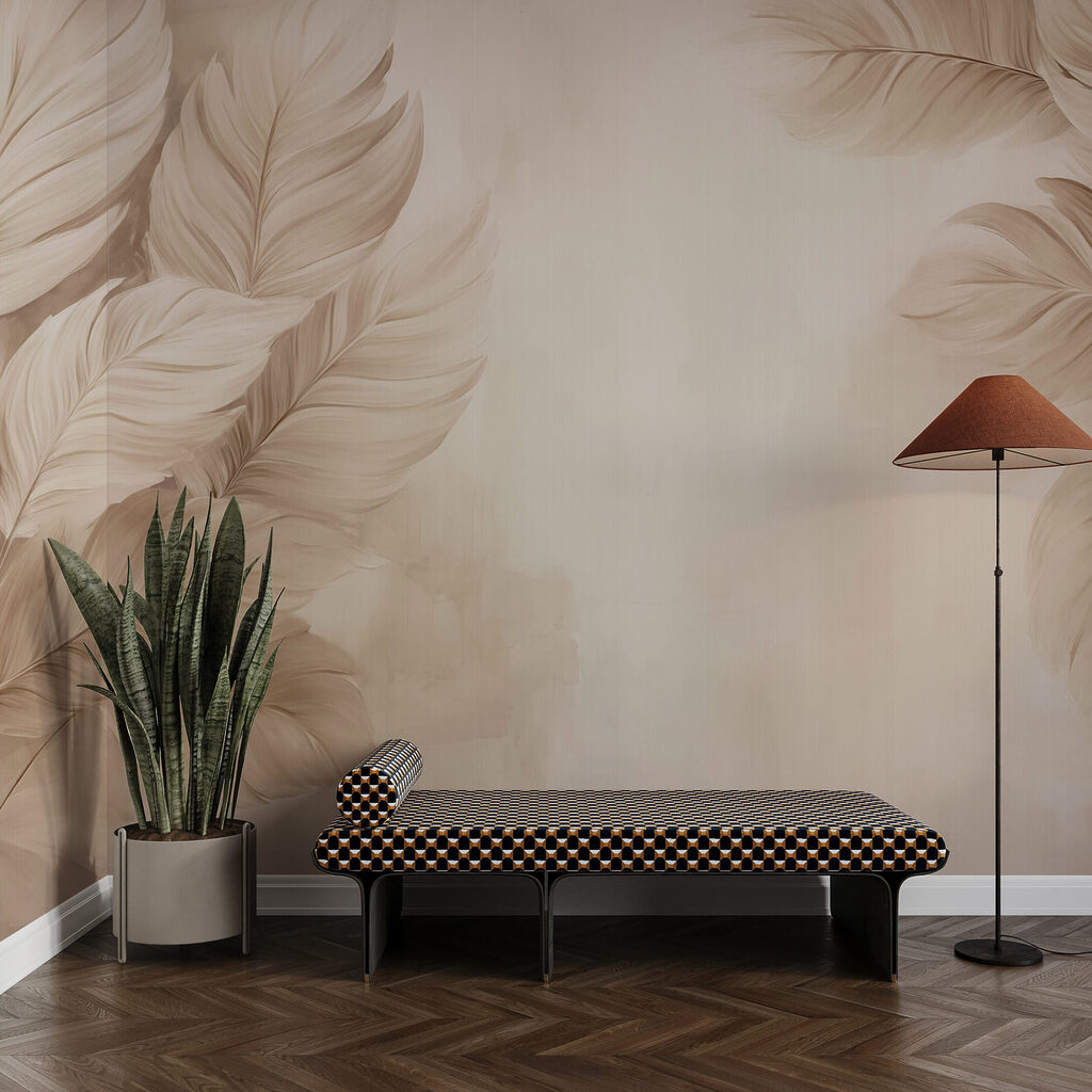 Frunze late pe margini — interior 3