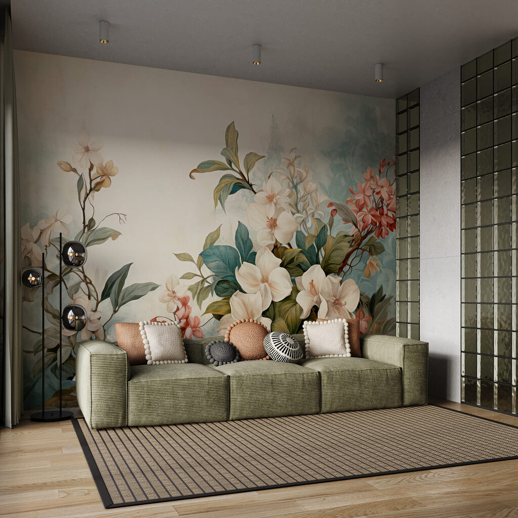 Ramuri în vopsea veche — interior 1