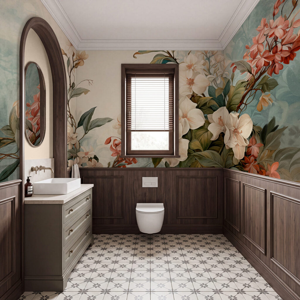 Ramuri în vopsea veche — interior 3