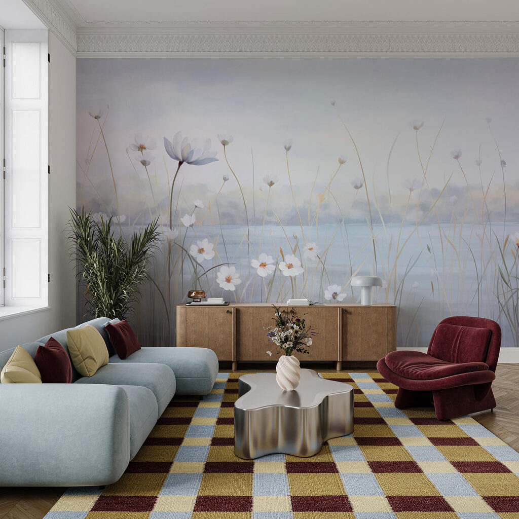 Flori la apă albastră — interior 2