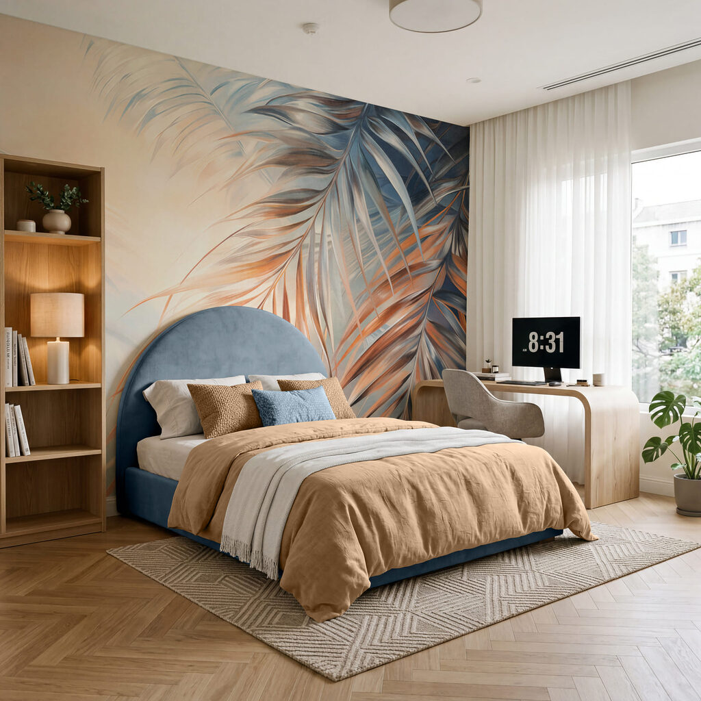 Frunze de palmier aplecate — interior 2