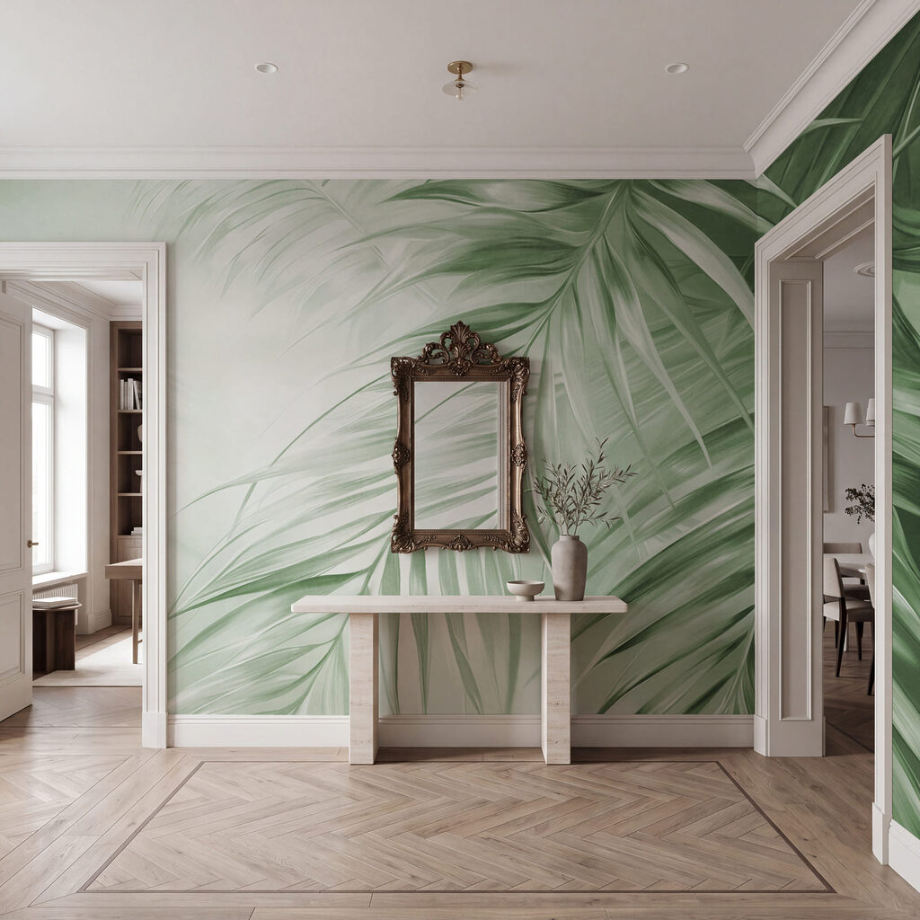 Frunze de palmier aplecate — interior 3