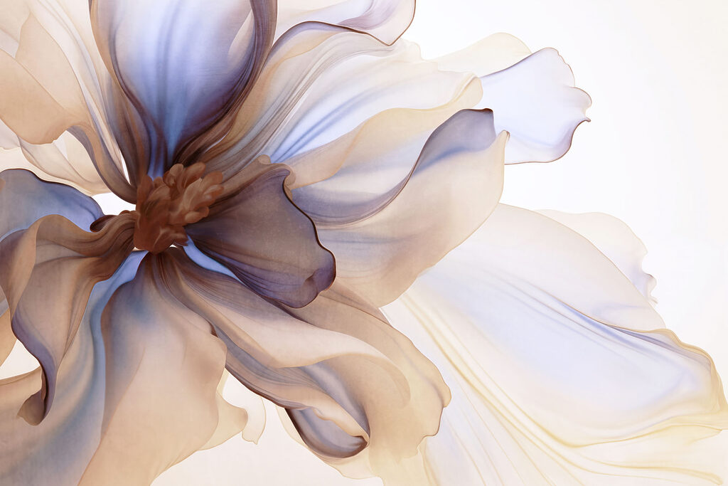 Floare în nuanțe caramel — design complet
