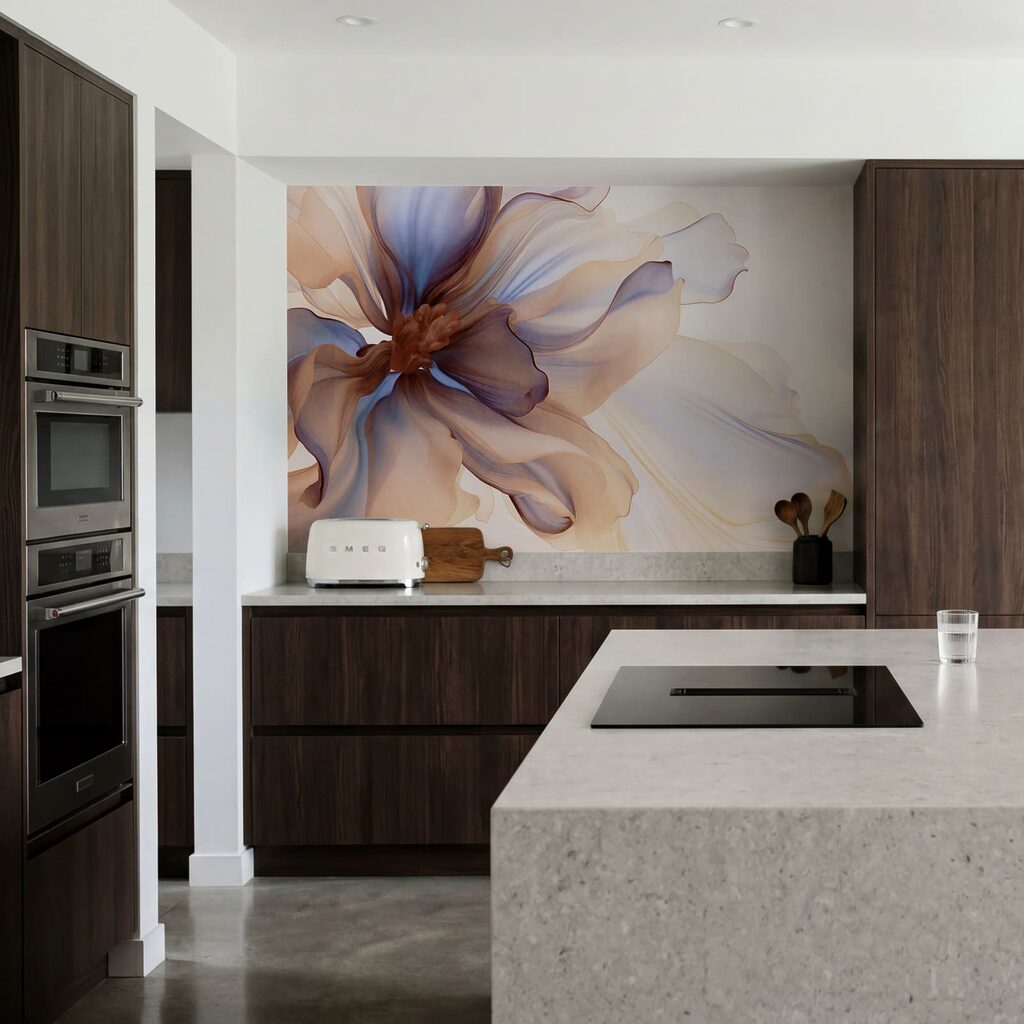 Floare în nuanțe caramel — interior 3